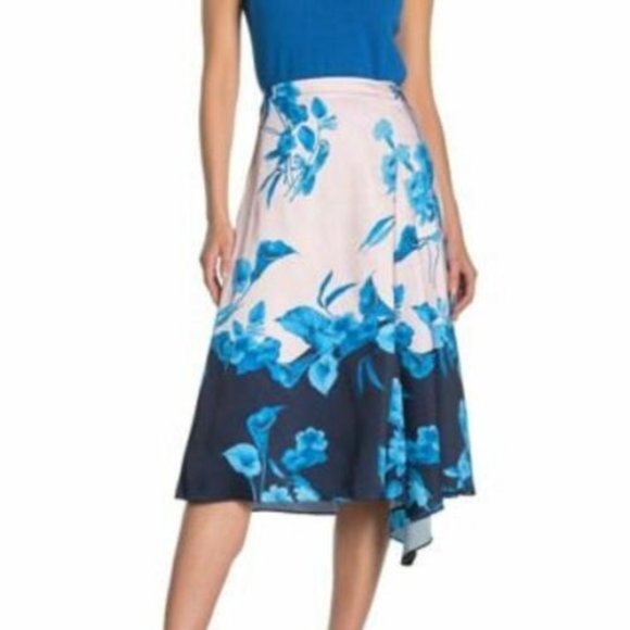 Ted Baker Nemea Fantasia Floral Midi Skirt NWT US 6 NWT - Picture 1 of 8